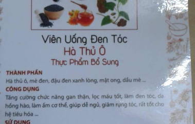 Hà THủ Ô - Đậu đen xanh lòng-mật ong-tinh nghệ . Cứu  tinh cho tóc gãy rụng và bạc sớm